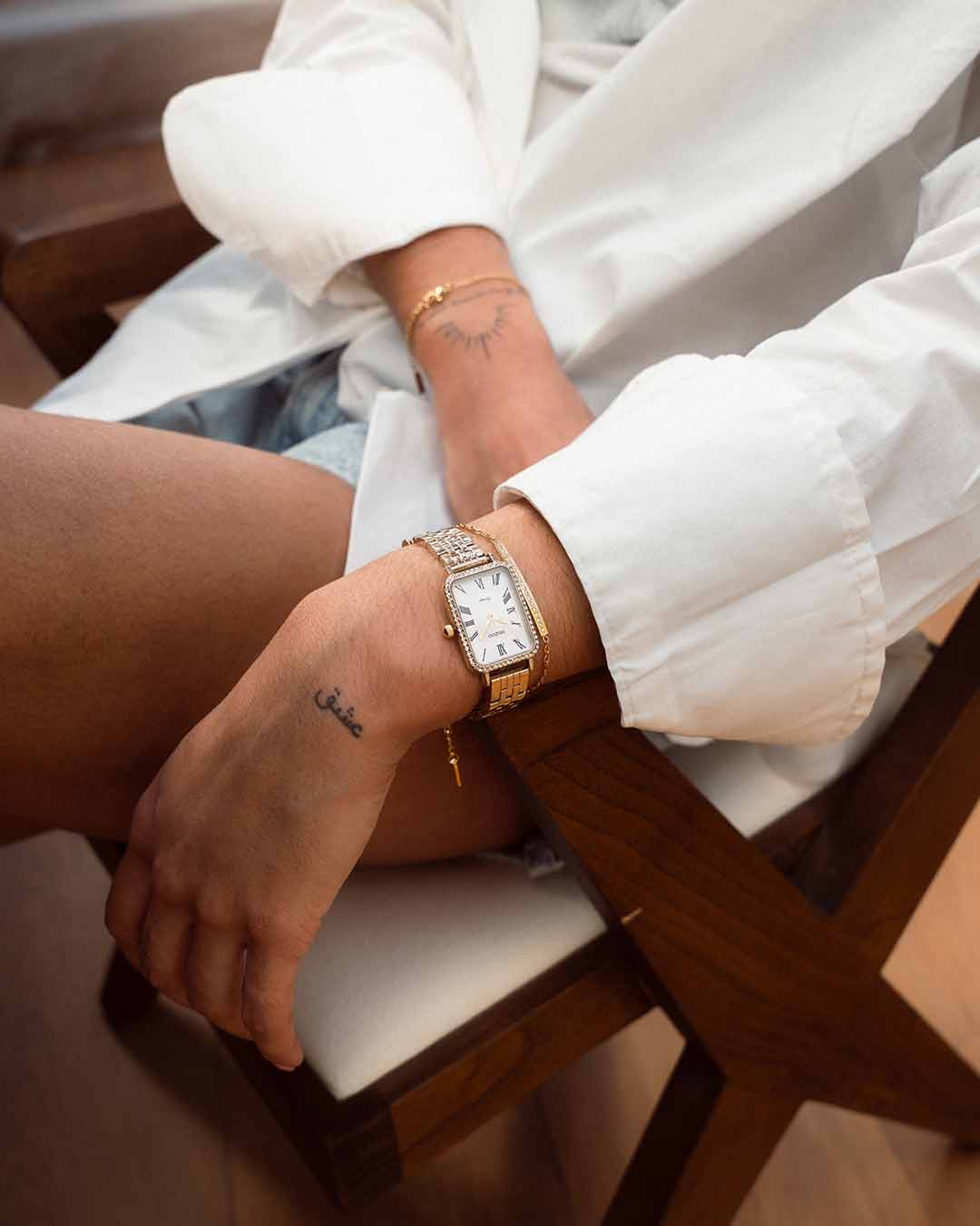 OOZOO Vintage Gold Stainless Steel Bracelet C20414